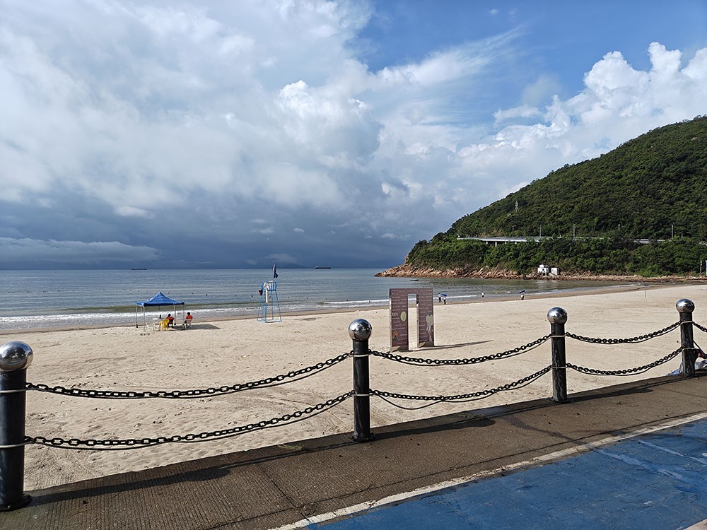 “溪涌之行，6月風雨擋不住激埃特的熱情”/